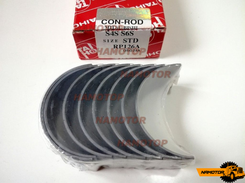 Вкладыши шатунные CR-1843 RP126 STD S4S S6S 32A19-09010 32B19-09011 32A19-09010 32B19-09010 Цена за одну шейку.